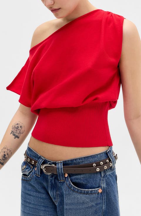 Bailey Boat Neck Knit Crop Top