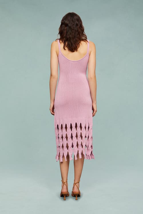 Amur Alex Cable Midi Knit Dress