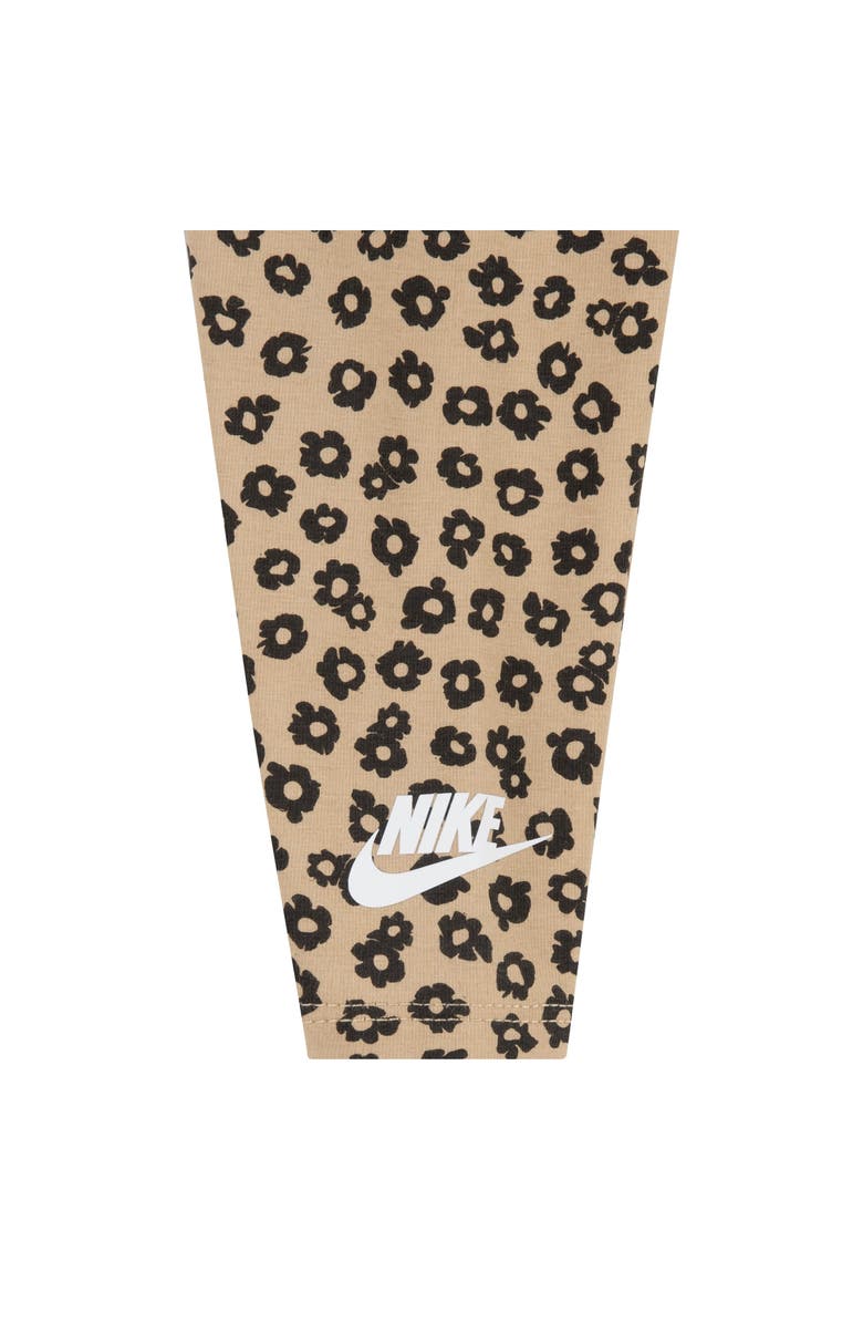Nike Floral Bodysuit & Leggings Set, Alternate, color, 