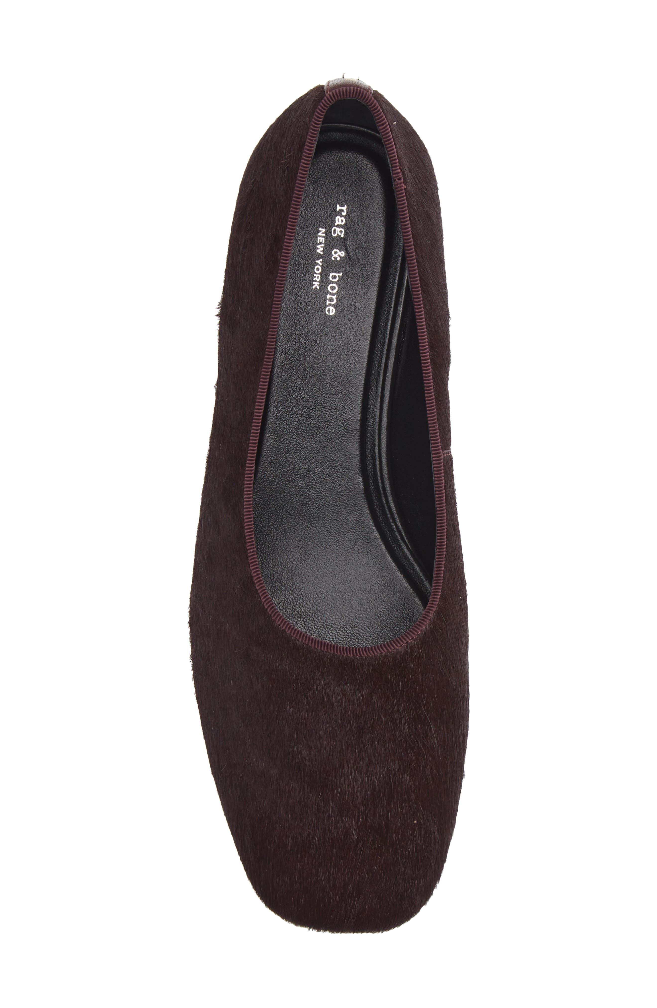 Poppi Genuine Calf Hair Ballet Pump, Alternate, color, BDYHC