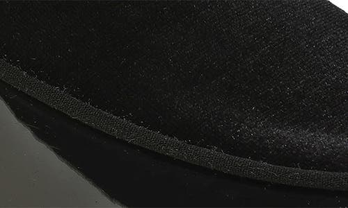 Gino Vitale Velvet & Patent Leather Bit Loafer In Black