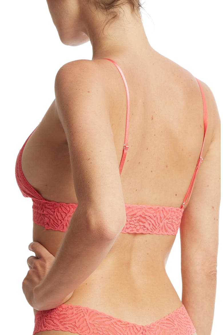 Animal Max Lace Padded Bralette, Alternate, color, WILD CARD RED