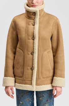 Reversible Faux Shearling Coat