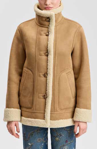 Reversible Faux Shearling Coat