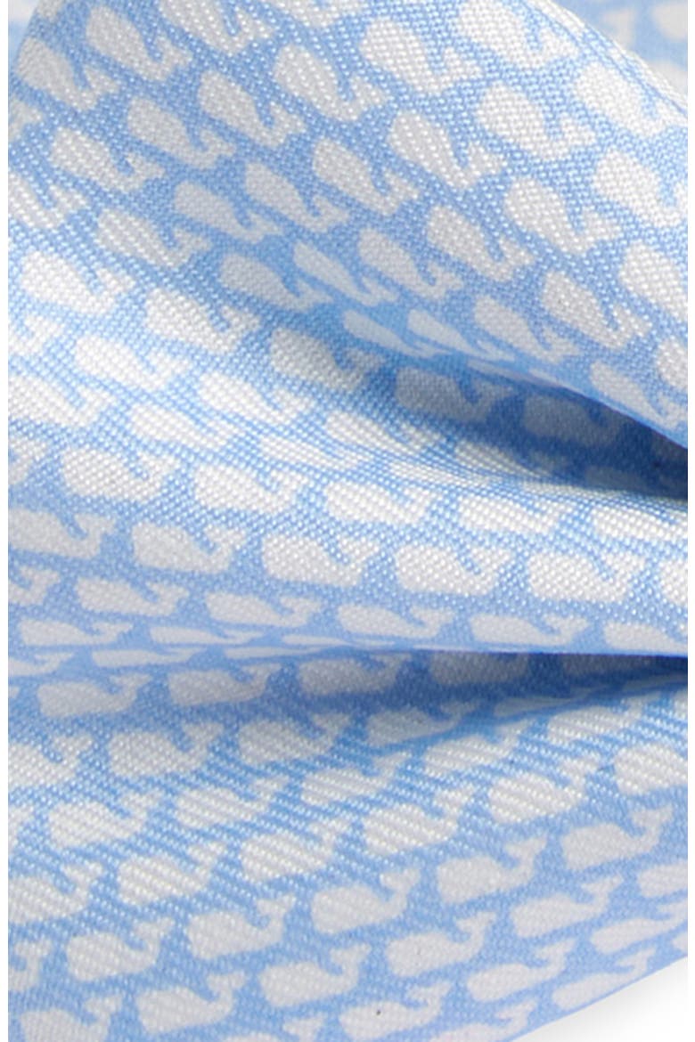 Kids' Micro Whales Silk Pre-Tied Bow Tie, Alternate, color, JAKE BLUE