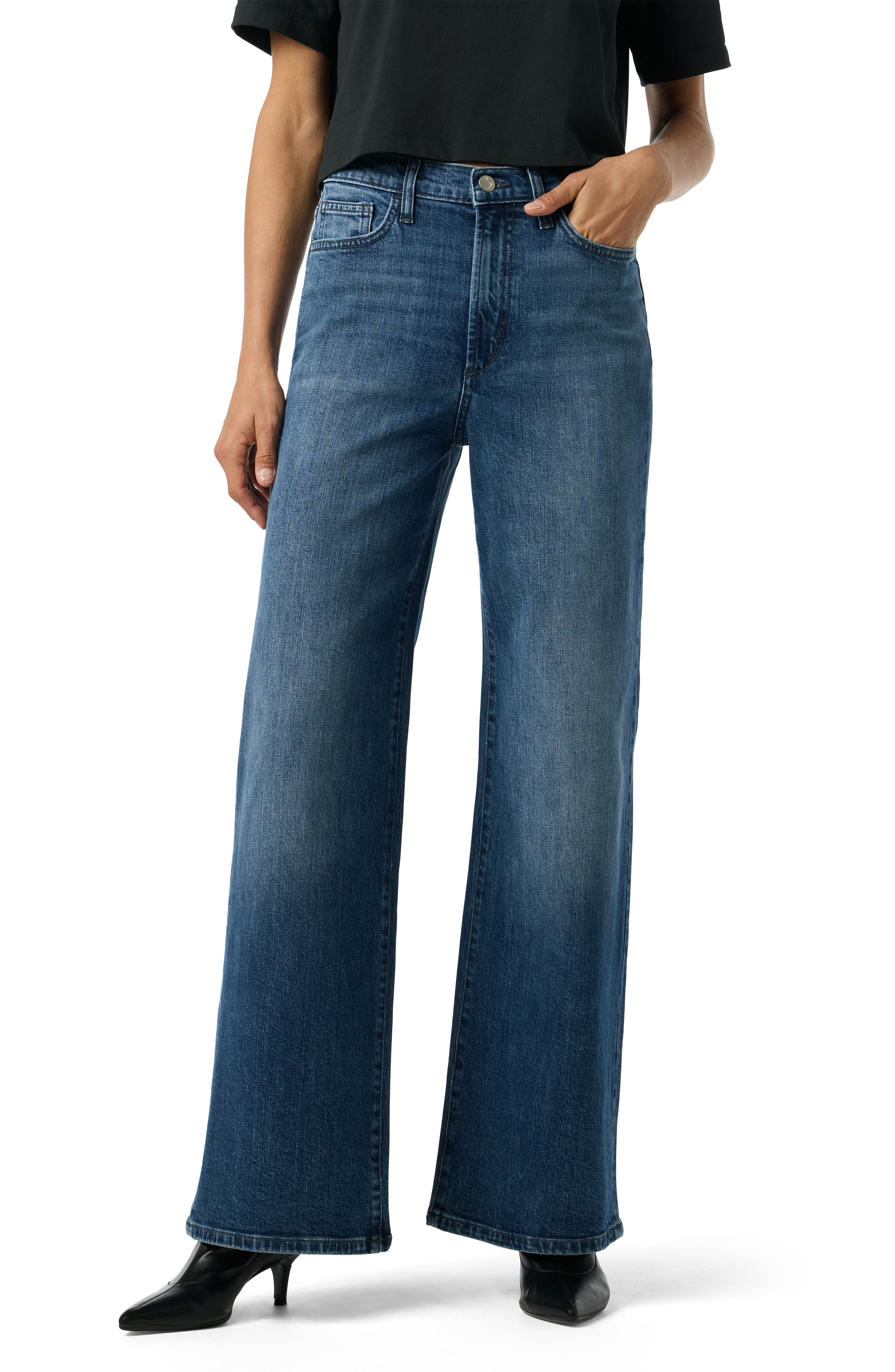 Wide Leg Full Length Jeans