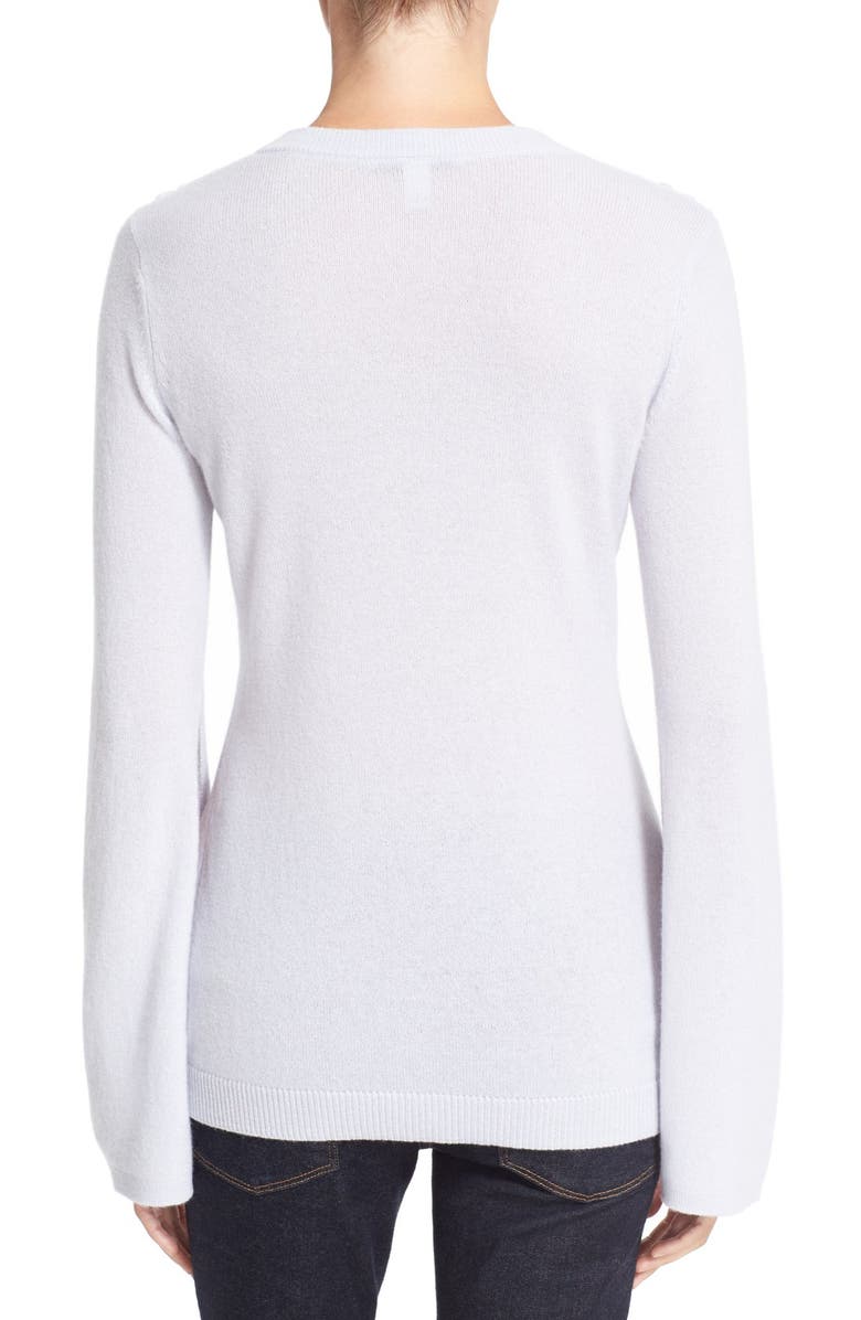 autumn cashmere Slash Sleeve Cashmere Sweater, Alternate, color, 