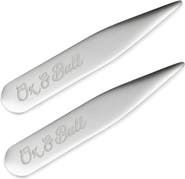 Cufflinks, Inc. Set of 2 Short Stainless Steel Collar Stays