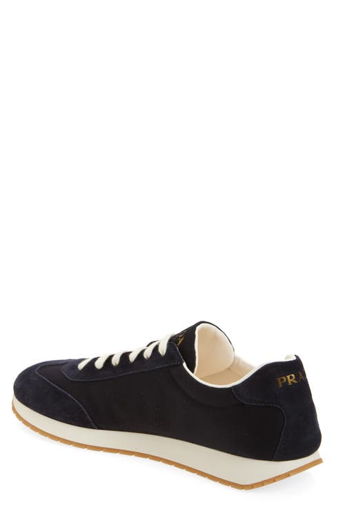 Prada Rank Sneaker In Black