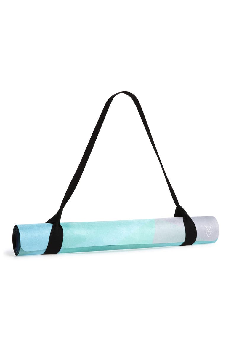 Combo Travel Yoga Mat - 2-in-1, Alternate, color, GEO BLUE