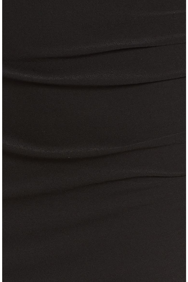 Ruched Sheath Dress, Alternate, color, BLACK