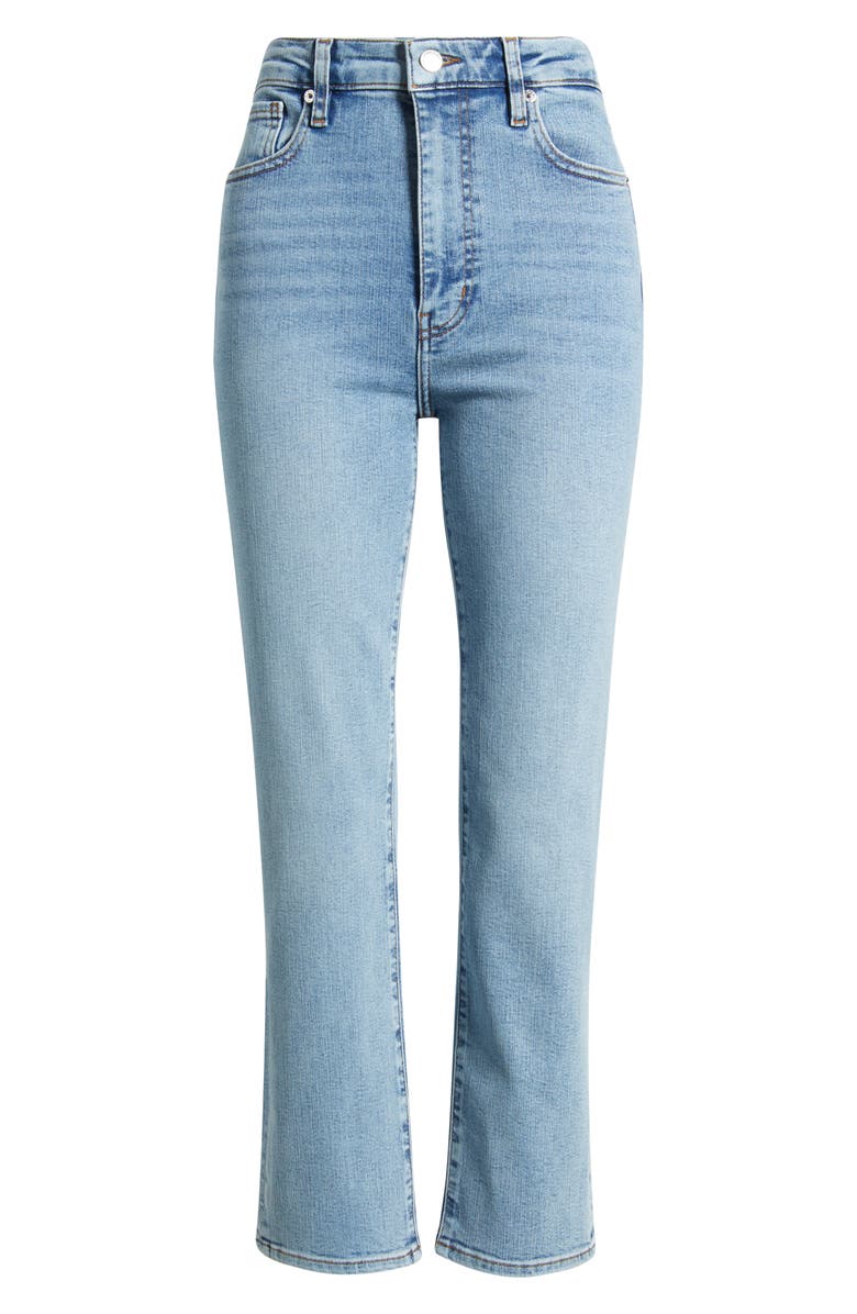 FRAME The Pencil Crop High Waist Ankle Slim Straight Leg Jeans, Alternate, color, Springs