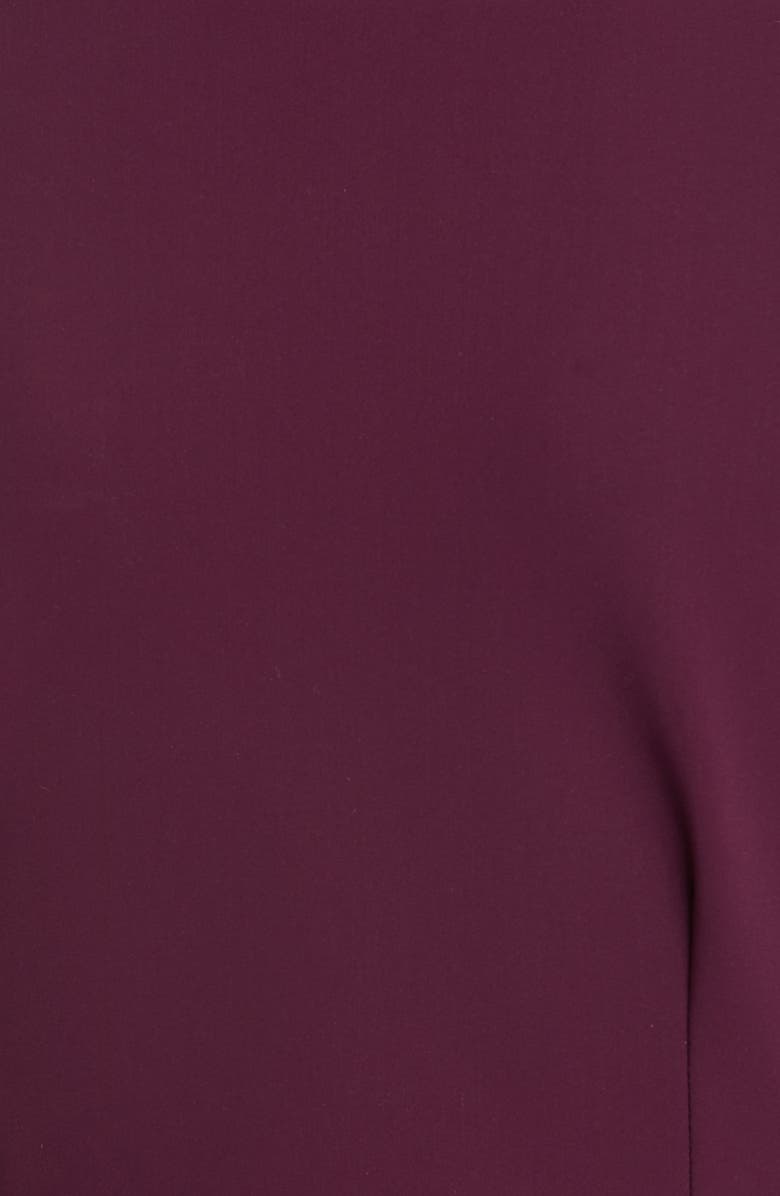 Chiara Boni La Petite Robe Tessana Asymmetrical Collar Sheath Dress, Alternate, color,