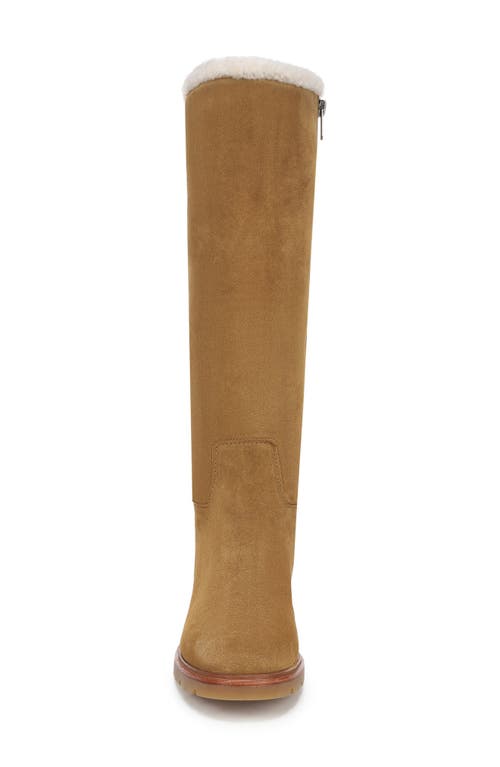Vince Sibelle Genuine Shearling Knee High Boot In Nude