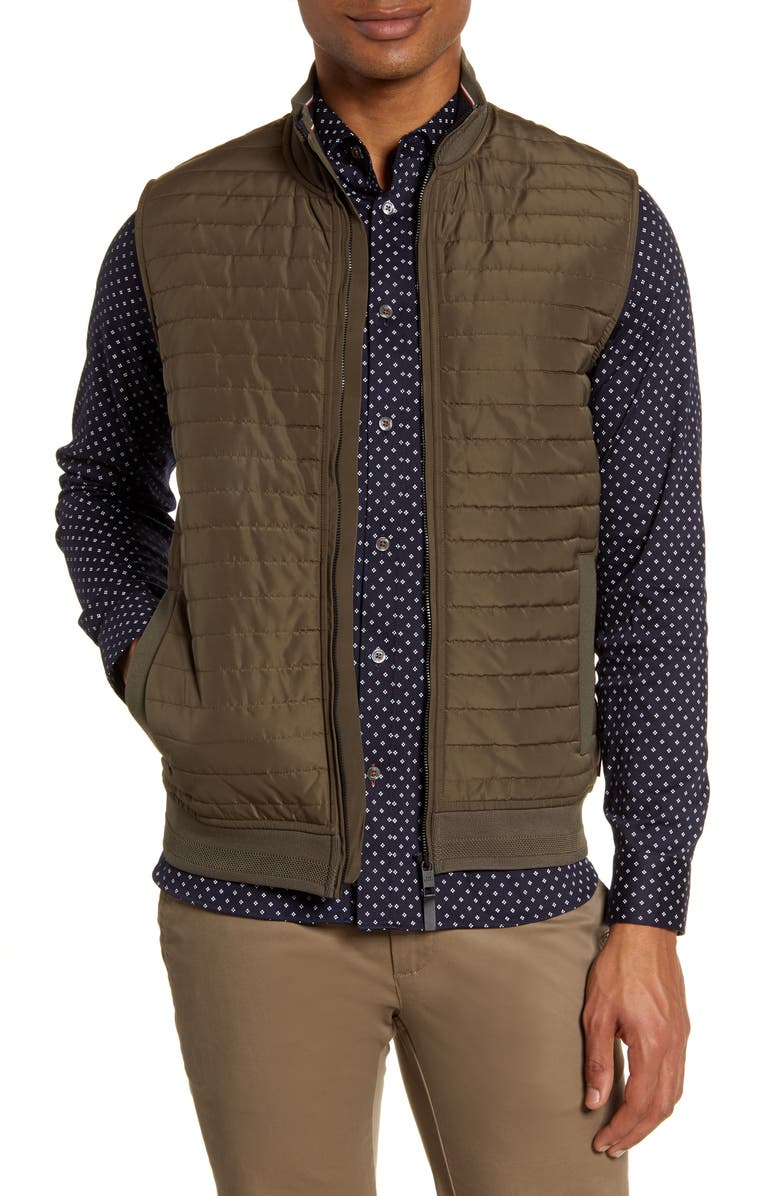 Ted Baker London Rapids Quilted Vest, Main, color, 