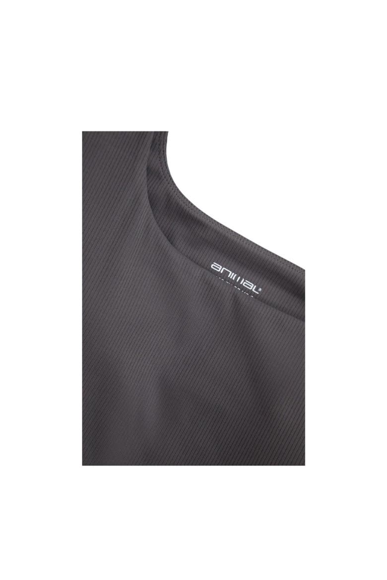 Laurel Cropped Tank Top, Alternate, color, Charcoal