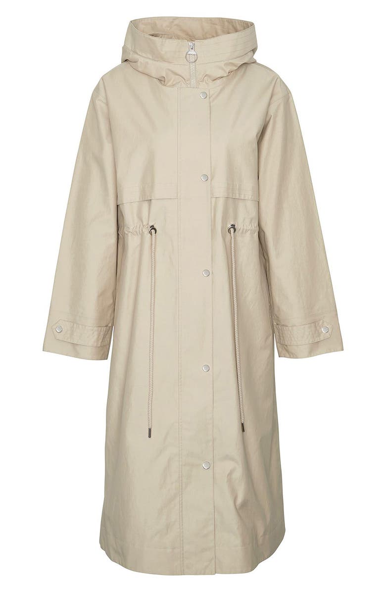 Lavender Waterproof Hooded Coat