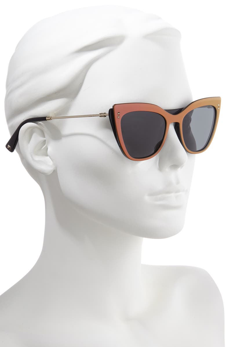 Valentino 52mm Cat Eye Sunglasses, Alternate, color,