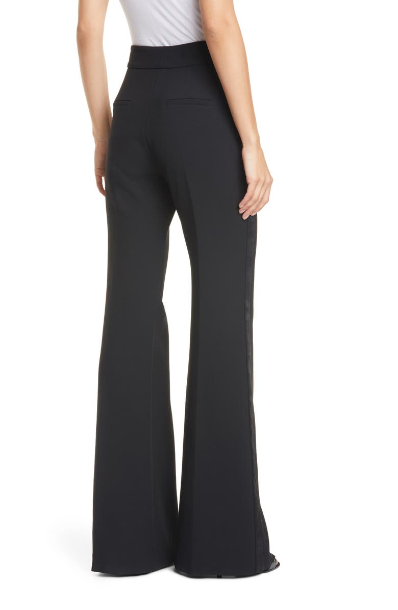 Veronica Beard Lebone Tuxedo Stripe Wide Leg Pants, Alternate, color,