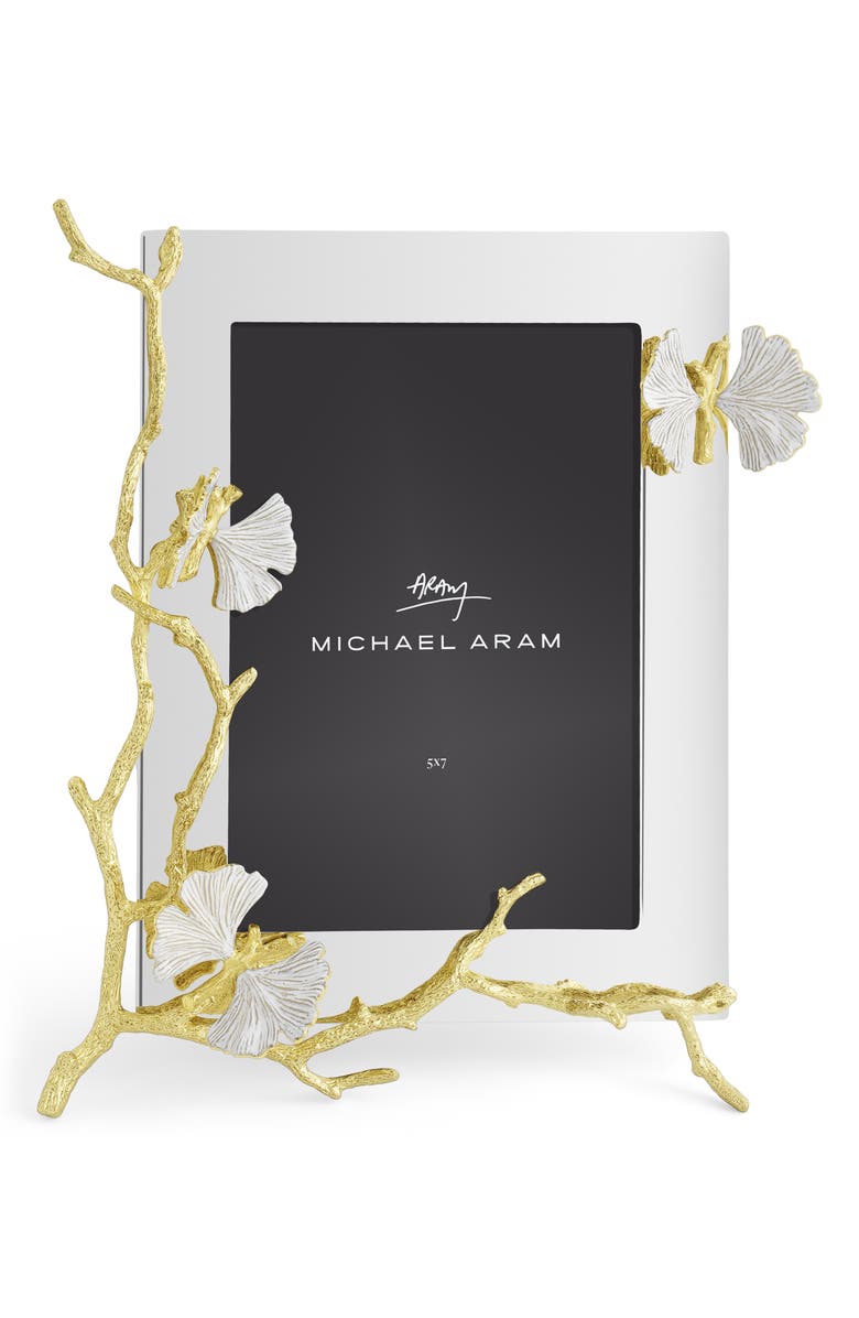 Michael Aram Butterfly Gold 5 x 7-Inch Picture Frame, Alternate, color, Gold Multi