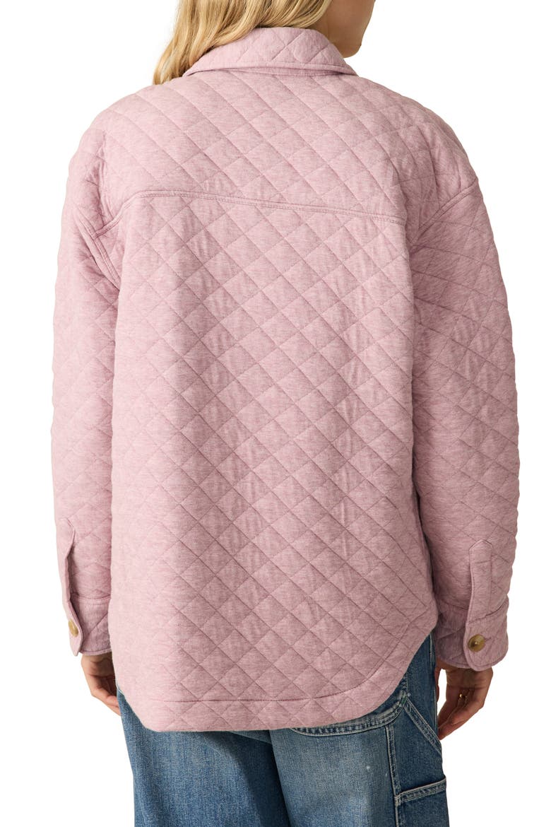 Epic Quilted Shirt Jacket, Alternate, color, ORCHID HEATHER