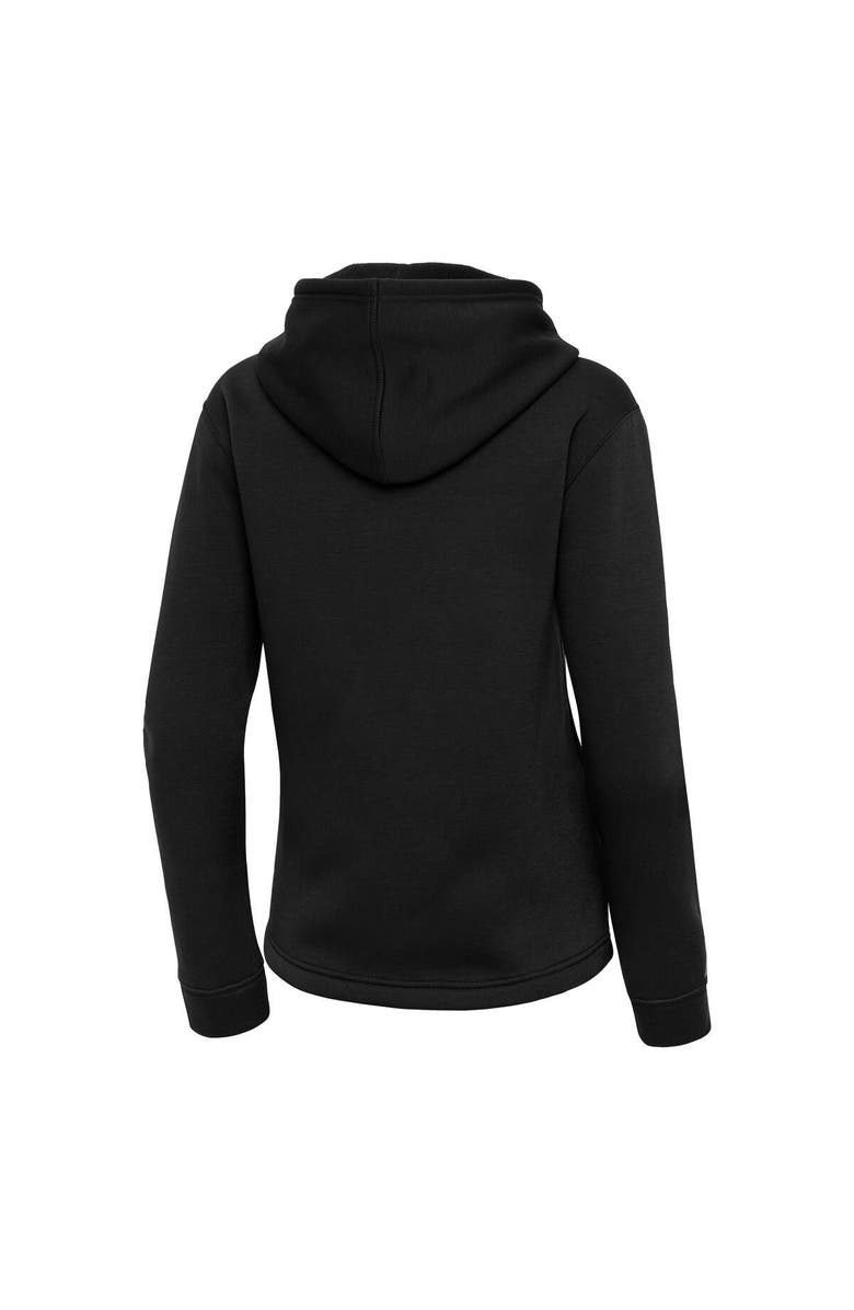 ANTIGUA Women's Antigua  Black Pittsburgh Pirates Contemporary Quarter-Zip Hoodie, Alternate, color, 