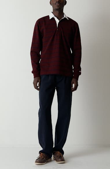 Noah Classic Long Sleeve Rugby Polo | Nordstrom