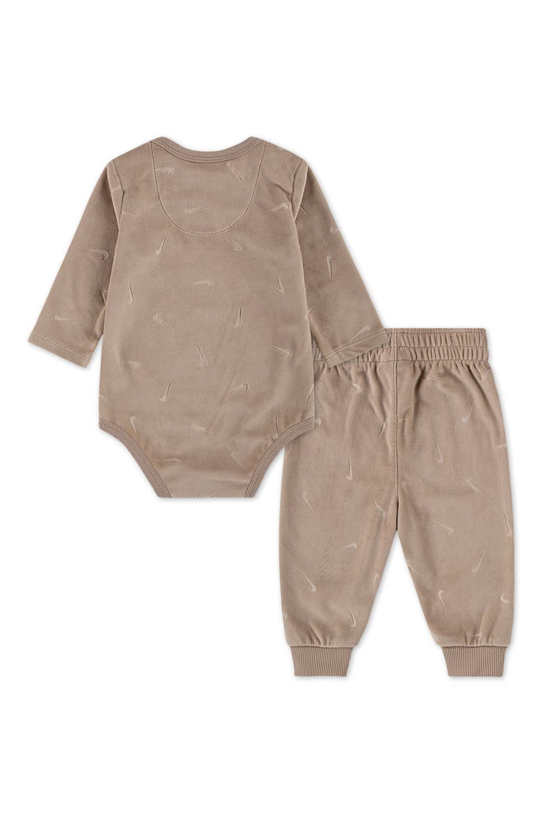 New Impressions Bodysuit & Joggers Set, Alternate, color, HEMP