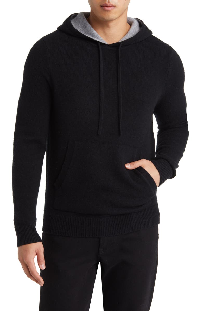 Nordstrom Luxe Cashmere Sweater Hoodie, Main, color, 