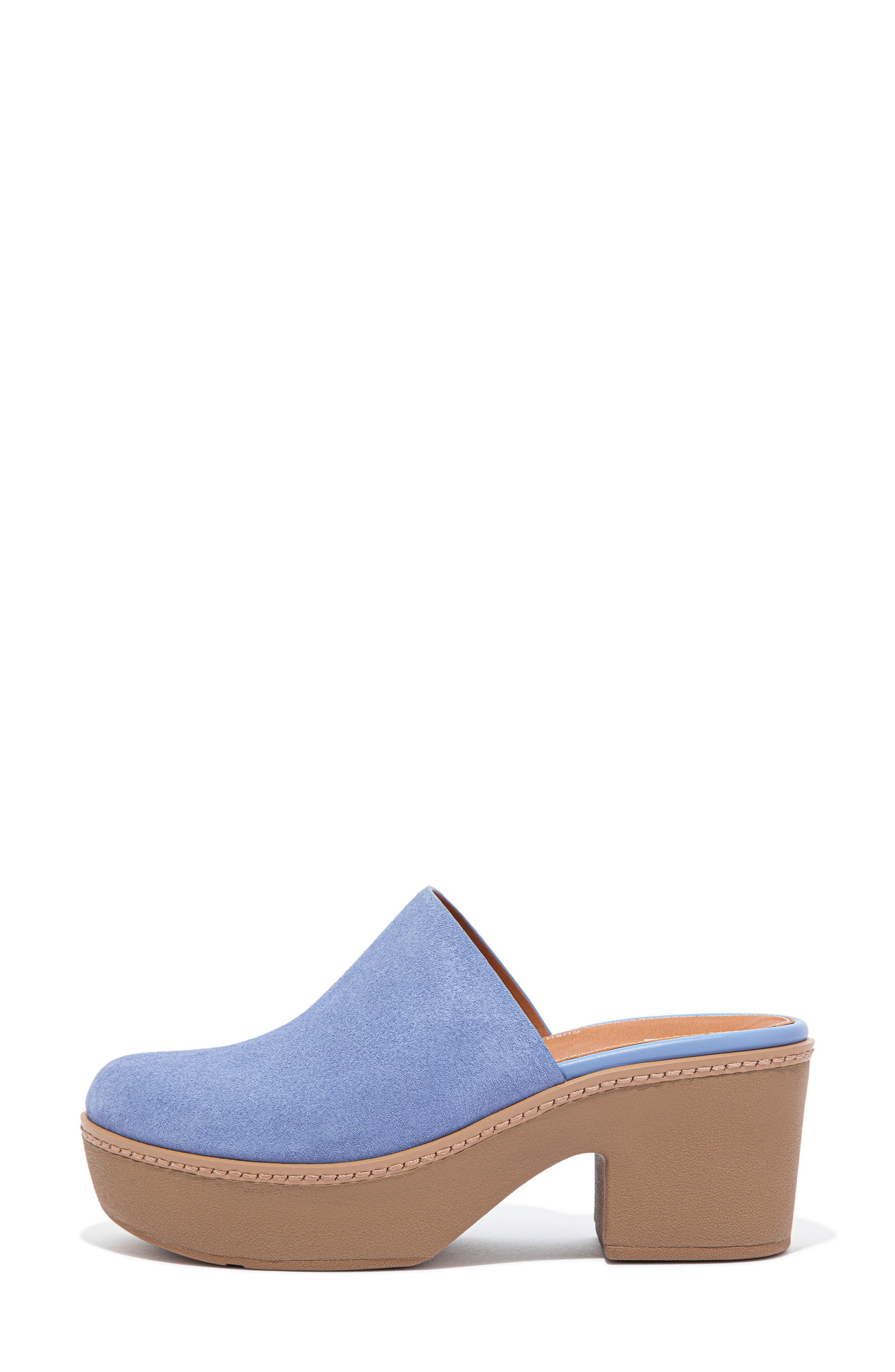 FitFlop Pilar Suede Platform Mule, Alternate, color, 