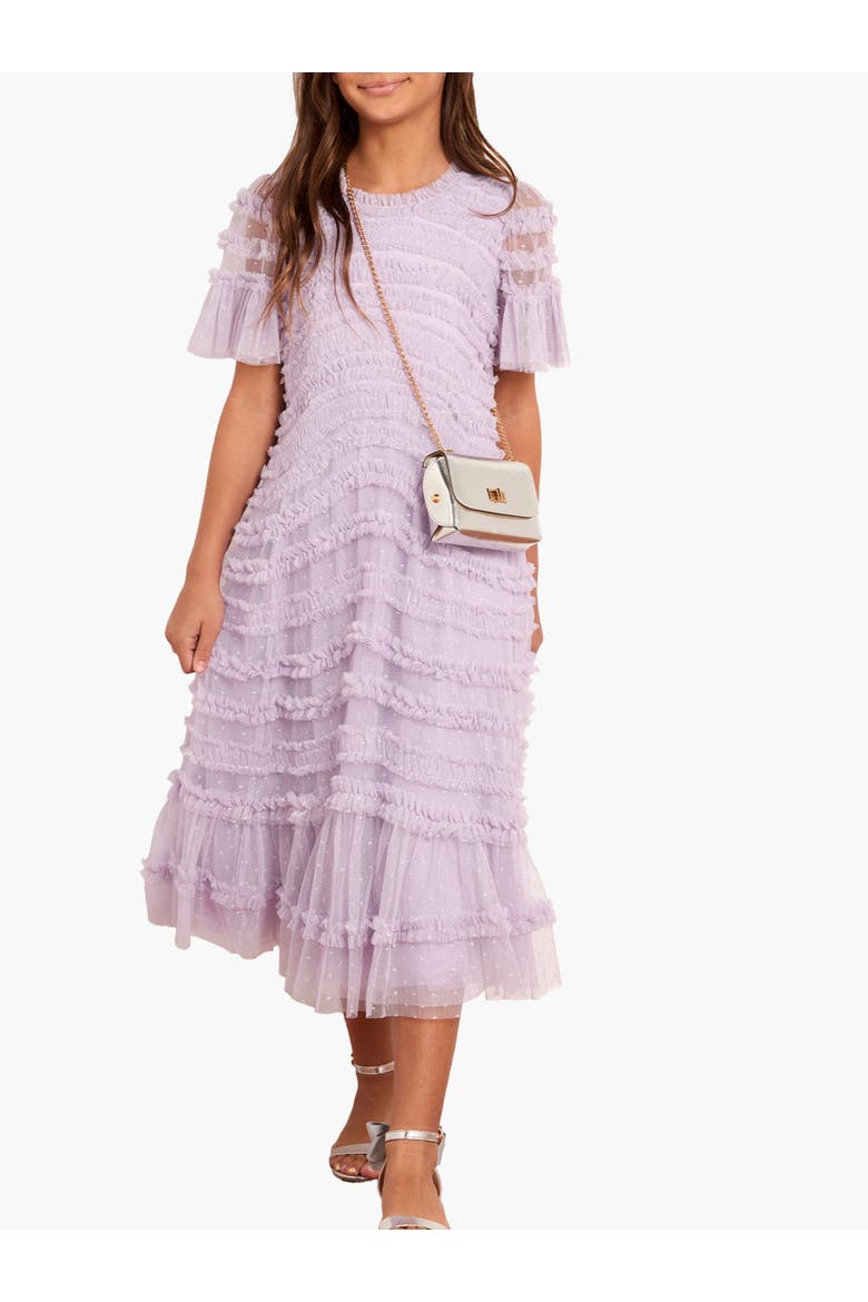 Amara Ruffle Kids DressToddler, Little Kid, Big Kid, Main, color, Lavender