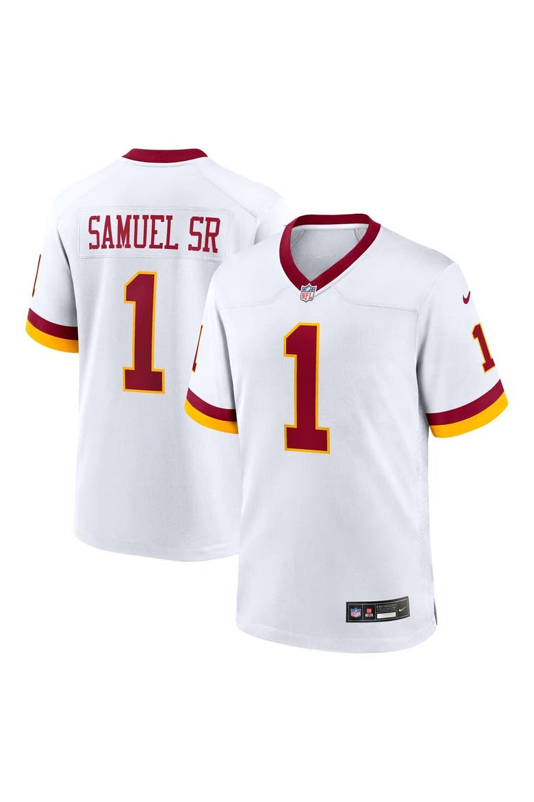 Men's Nike Deebo Samuel Sr White Washington Commanders Game Super Bowl Era Jersey, Main, color, White