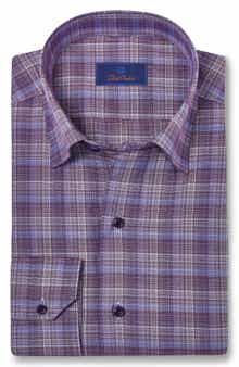 Plaid Cotton Blend Sport Shirt