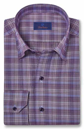 Plaid Cotton Blend Sport Shirt