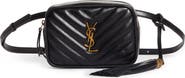 Saint Laurent Lou Matelassé Leather Belt Bag
