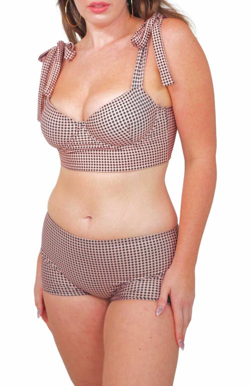 Mary Mercedes Emma Underwire Bikini Top in Gingham  product