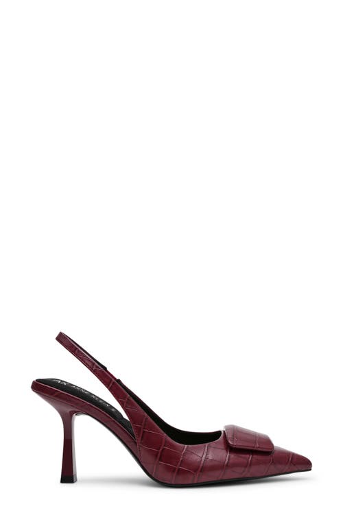 Anne Klein Ilani Slingback Pump In Burgundy