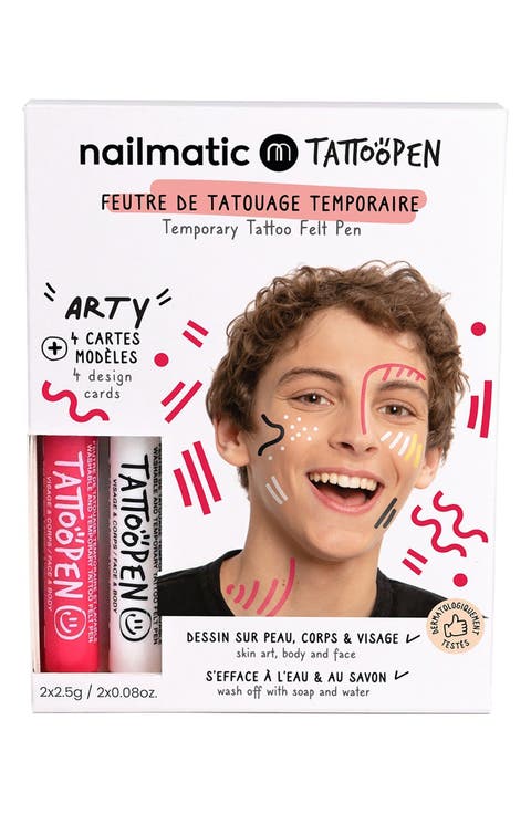 TattooPen Arty Temporary Tattoo Felt Pen Kit
