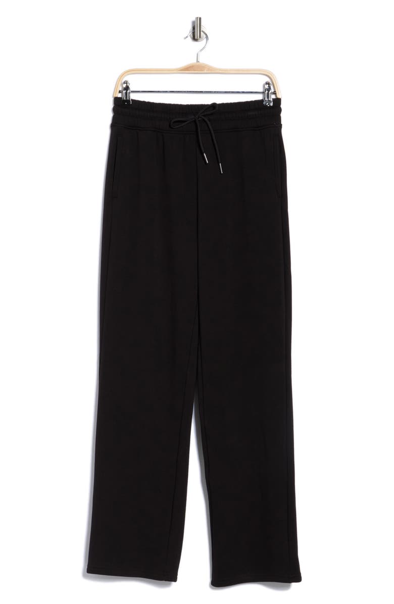 YOGALICIOUS Butter Sunday Vibe Straight Leg Pants, Alternate, color, Black
