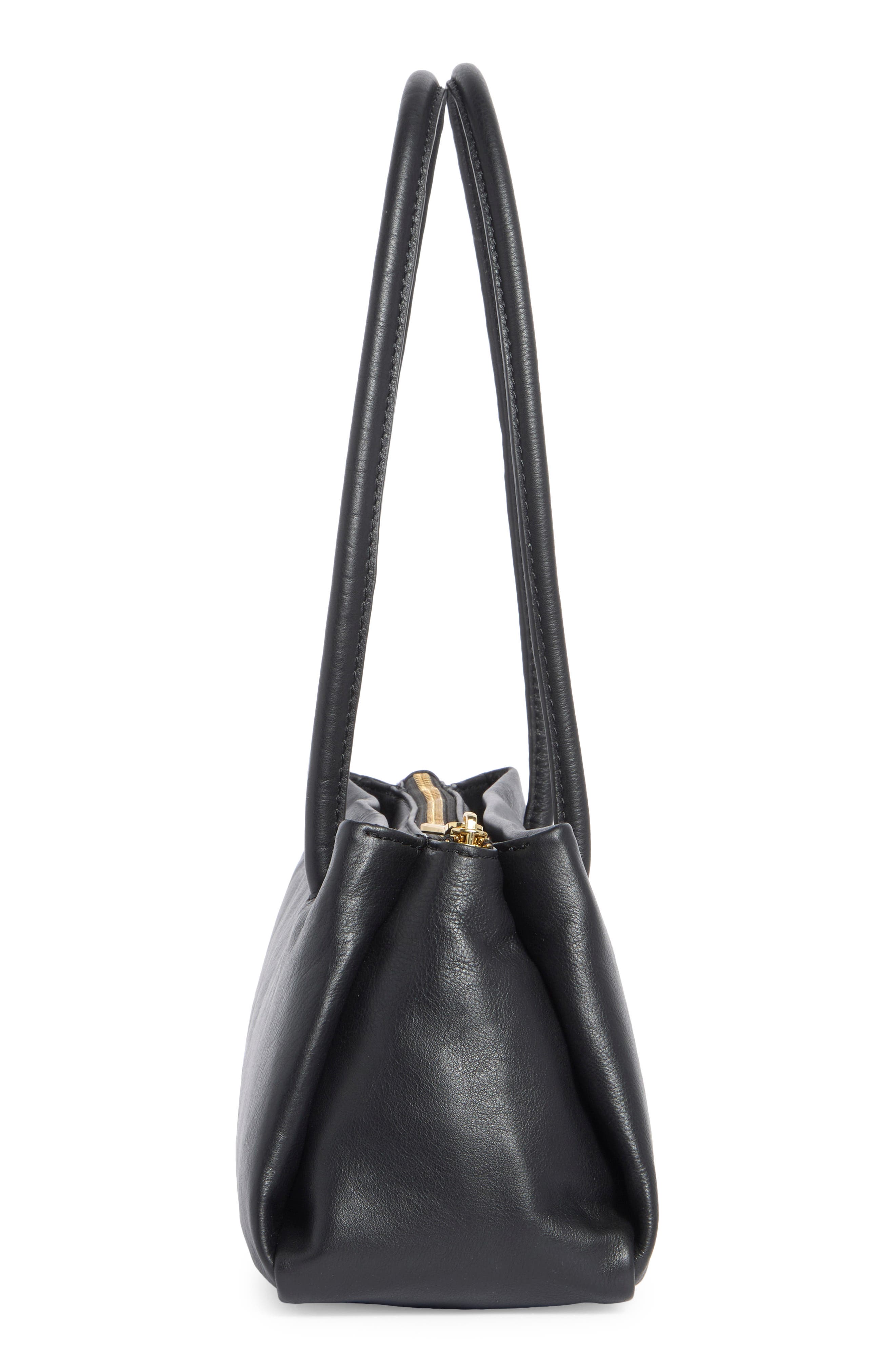 AIMEE Porto Triple Compartment East/West Shoulder Bag, Alternate, color, Black