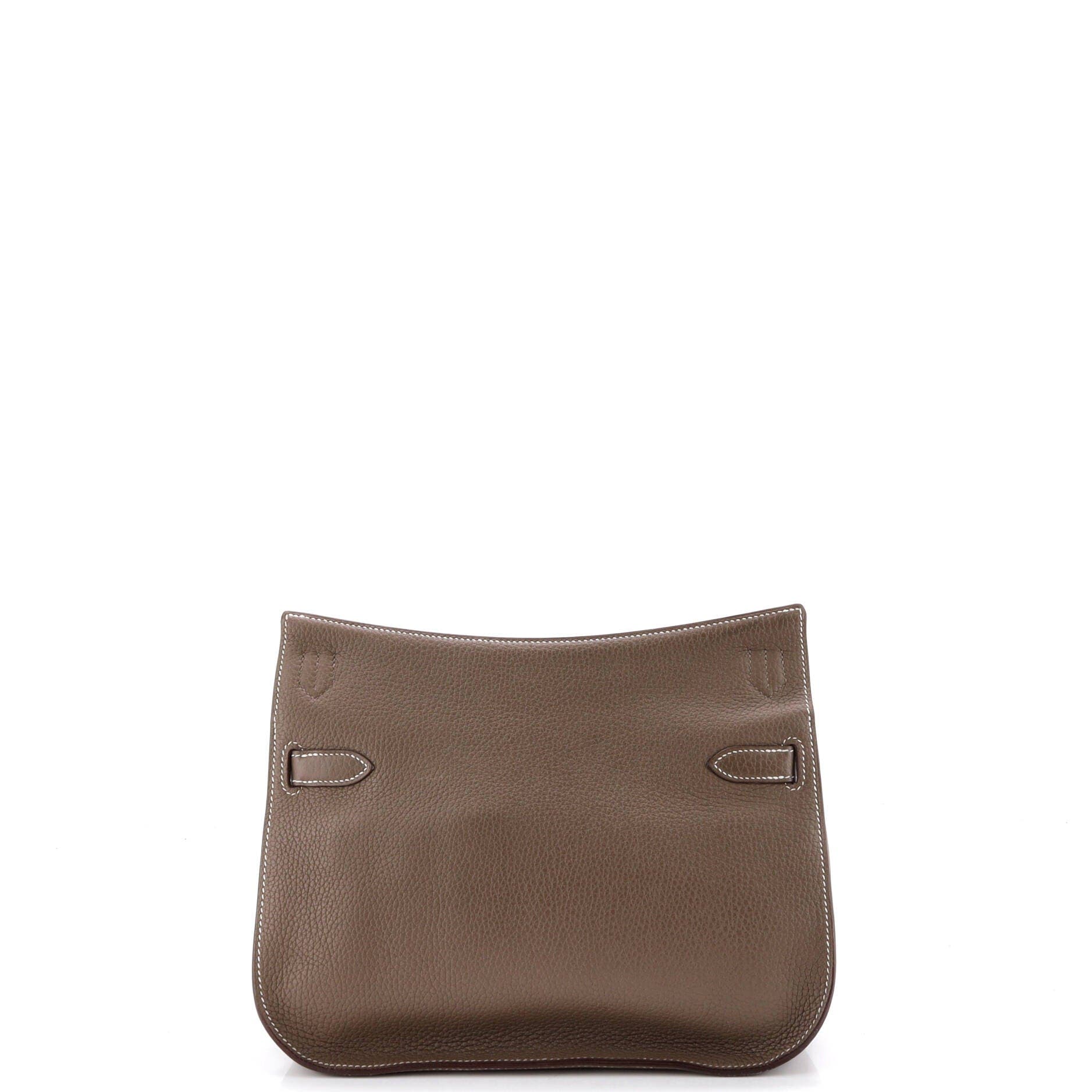 Pre-Owned Hermes Jypsiere Bag Clemence 28, Alternate, color, Etoupe