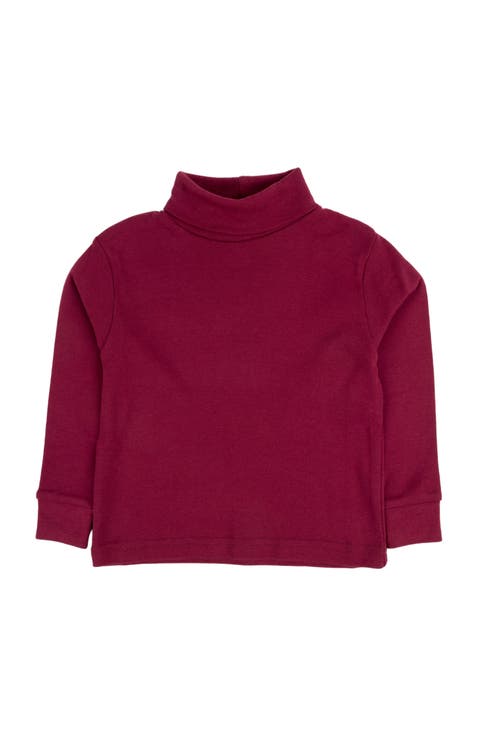 Kids Turtleneck, 100% Cotton, Solid Colors