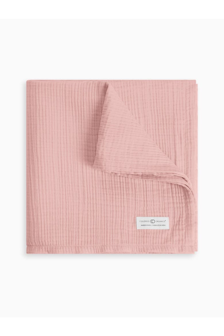 Organic Muslin Swaddle Blanket, Main, color, Ballet