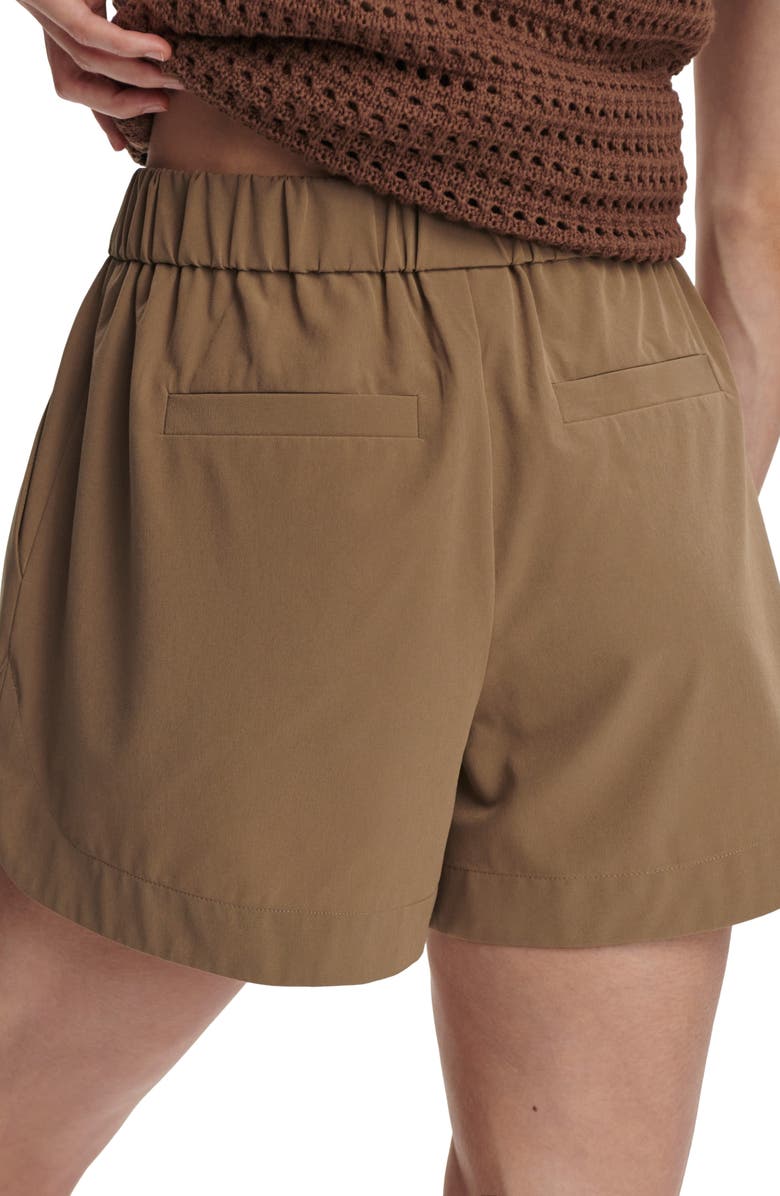 Varley Nila Shorts, Alternate, color, Taupe Stone