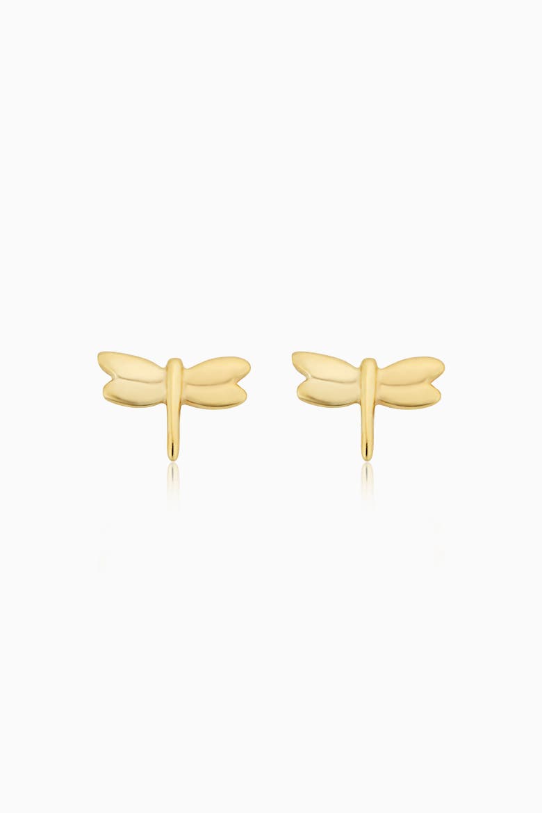 14K Yellow Gold Flora Studs, Main, color, Yellow Gold