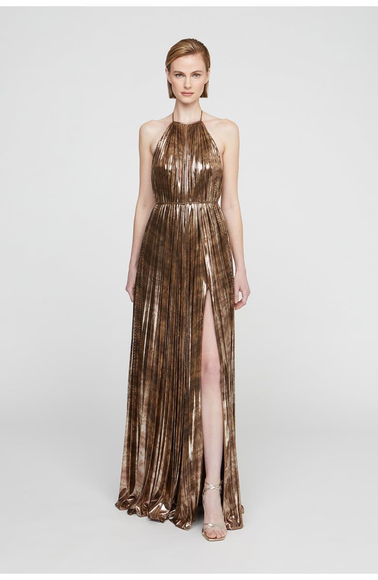 HALSTON Maxine Jersey Gown, Main, color, Copper