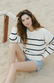 Ellsworth + Ivey Elena Crewneck Sweater