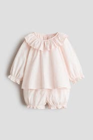 H&M 2-piece Cotton Plumeti Set