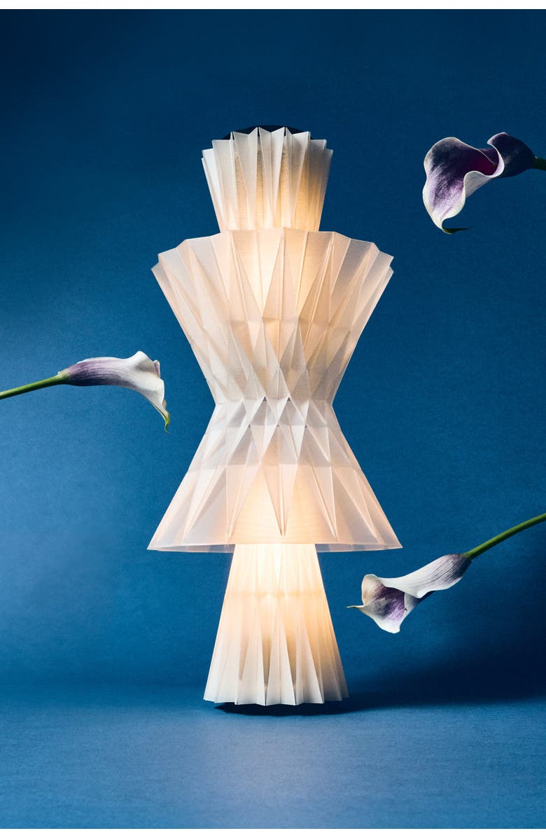 WOOJ DESIGN Cordless Prisma Lamp, Alternate, color, Natural