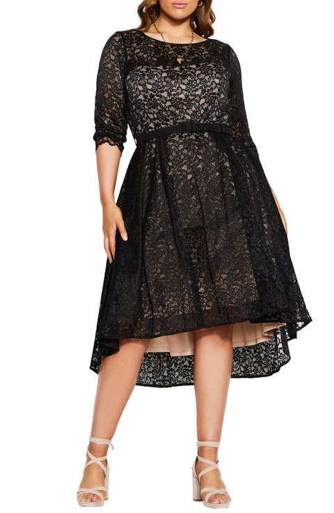 売れ筋商品|||シティーシック カットソー トップス レディース Plus Size Nailhead Tunic Black CITY CHIC | Women's Plus Size Nailhead Tunic - black - 20W